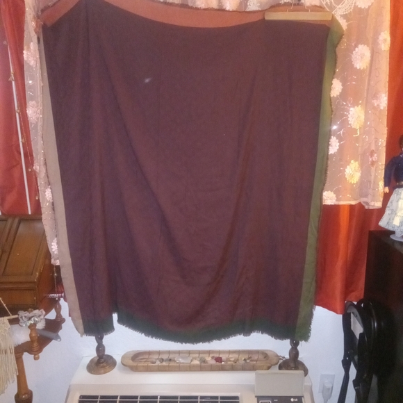 Louis Vuitton Mandarin Monogram silk/wool shaw/scarf 401910 - Picture 6 of 7